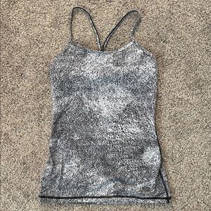 lululemon athletica Black and Gray Camisole